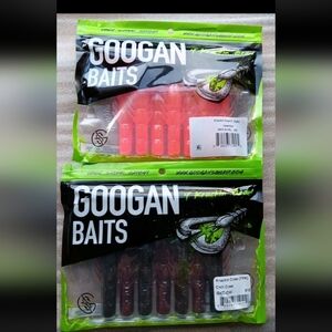 Limited Edition 2 Googan Baits Krackin Craw Fishing Plastics Valintine ChiliCraw